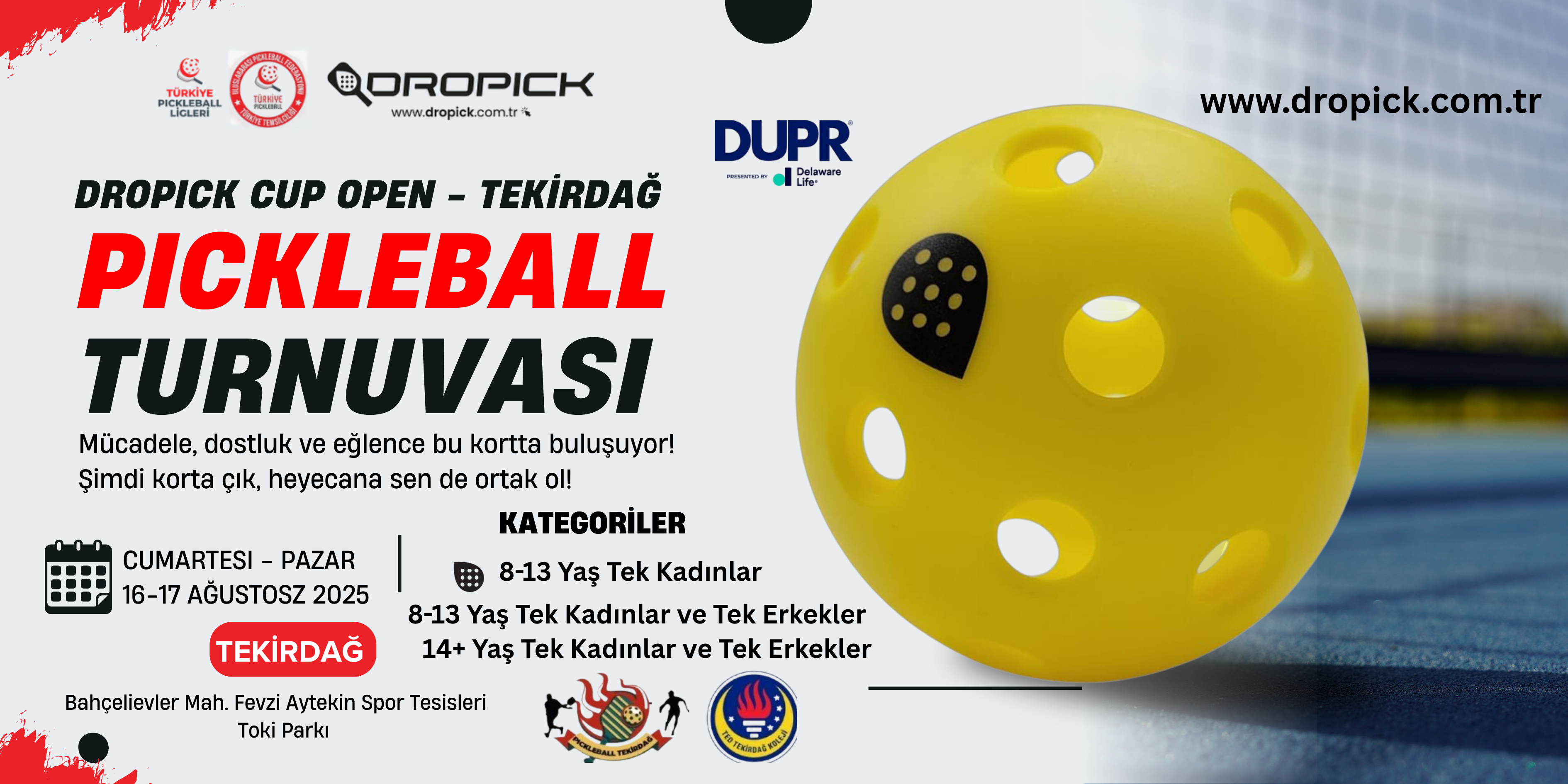 Dropick Pickleball Cup Tekirdağ Open   image